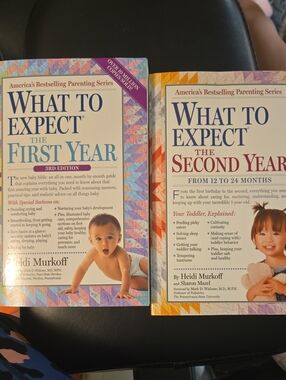 What to Expect The First Year And Second Year Books